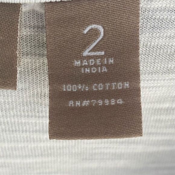 Chico's Women's Paisley Scoop Neck Blouse Size 2 (L) Multicolor Short Sleeve - Picture 8 of 8